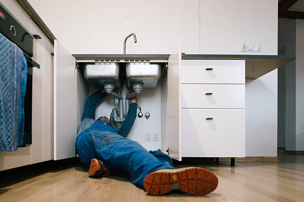 Professional Sewer Line Repair technician working in Rome, GA